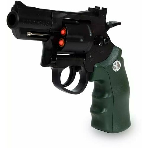 Игрушечное оружие Револьвер с мягкими пулями 2026A игрушечное оружие играем вместе револьвер с мягкими пулями
