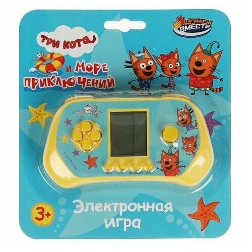 электронные игрушки играем вместе электронная логическая игра три кота b1821930 r Электронная логическая игра (16*17,5*2см) блистер B1821930-R