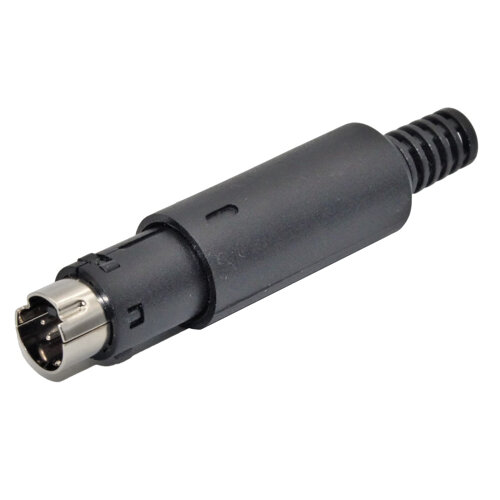 фото Разъем MDN-4M 1 шт. вилка кабельная 4 контакта MiniDIN SVHS