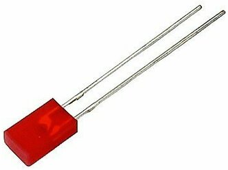 Светодиод L-513HDT 10 шт. 5х2мм прямоугольный линза красная матовая 20mA 110гр 700нм 1мКд