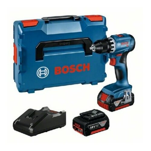 Аккумуляторная дрель-шуруповерт GSR 18V-45K3204 - Аккумуляторная дрель 18В 3Ач 06019K3204 Bosch Power Tools 4059952635675 112952₽