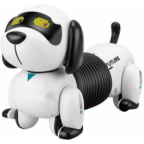Робот р/у Собачка Такса Интерактивная (пульт сенсор) интерактивная собачка робот с капюшоном в сумочке