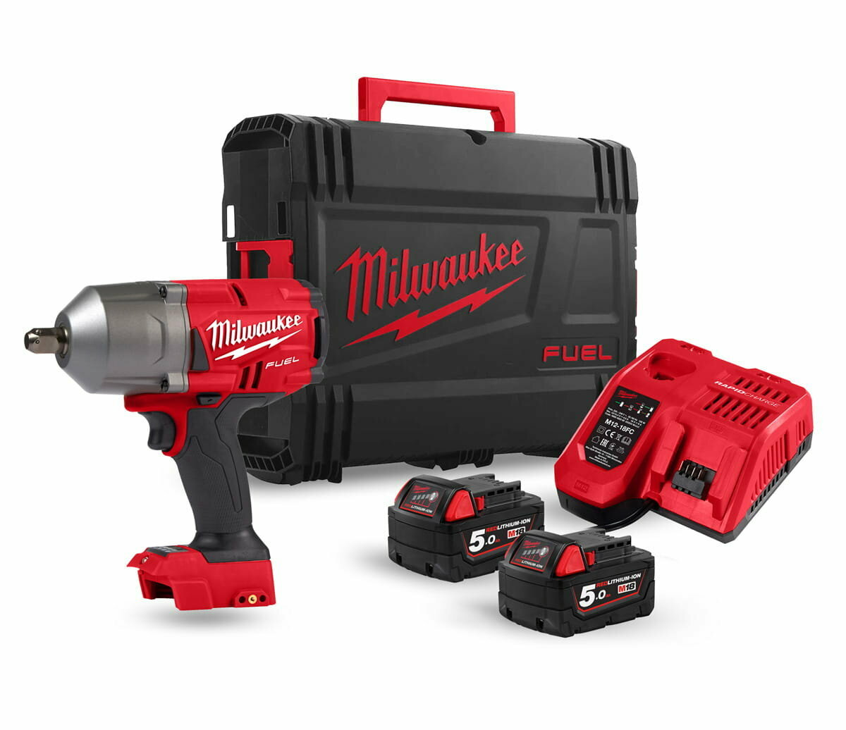 Аккумуляторный гайковерт Milwaukee M18 FHIWP12-502X 4933459693