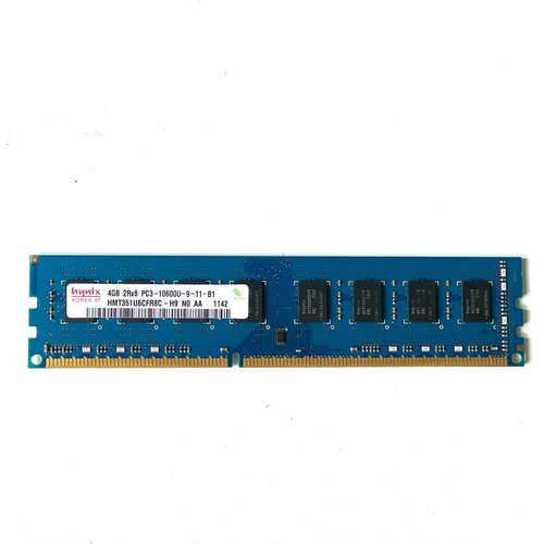 Оперативная память HYNIX 4GB DDR3 1333МГц PC3-10600S DIMM для ПК оперативная память adata 4gb ddr3 1333мгц pc3 10600s dimm для пк