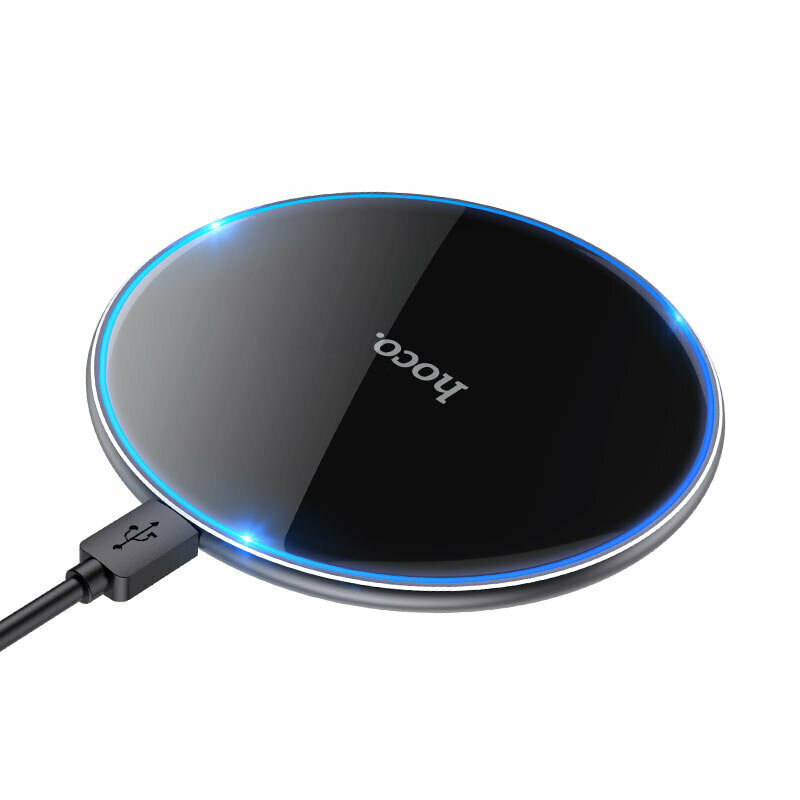 Беспроводное зарядное устройство Hoco CW6 Pro Easy 15W, черный