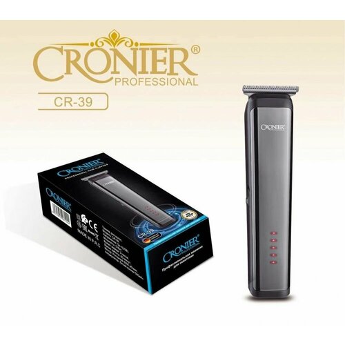 Профессиональный триммер для стрижки бороды и усов 3 насадки металлик 242900₽