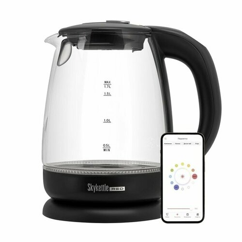 Чайник электрический RED Solution SkyKettle RK-G210S стекло 17 л 2200 Вт чёрный 518200₽