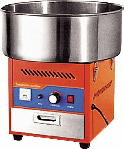 Аппарат для сахарной ваты Eksi HEC-01 производительность 3 кг/ч, диаметр чаши 460мм, чаша из нержавеющей стали.