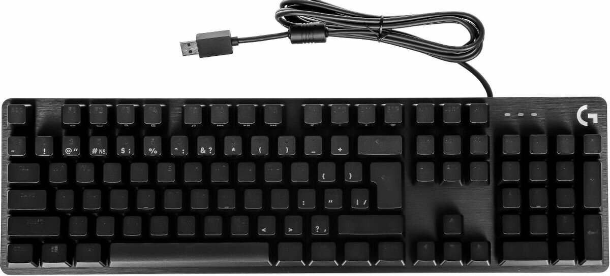 Клавиатура Logitech 920-010438 USB, 104 клавиши, чёрная - фото №20