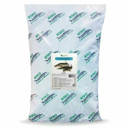 Корм для осетровых рыб продукционный диаметр 6,0 мм, 10 кг