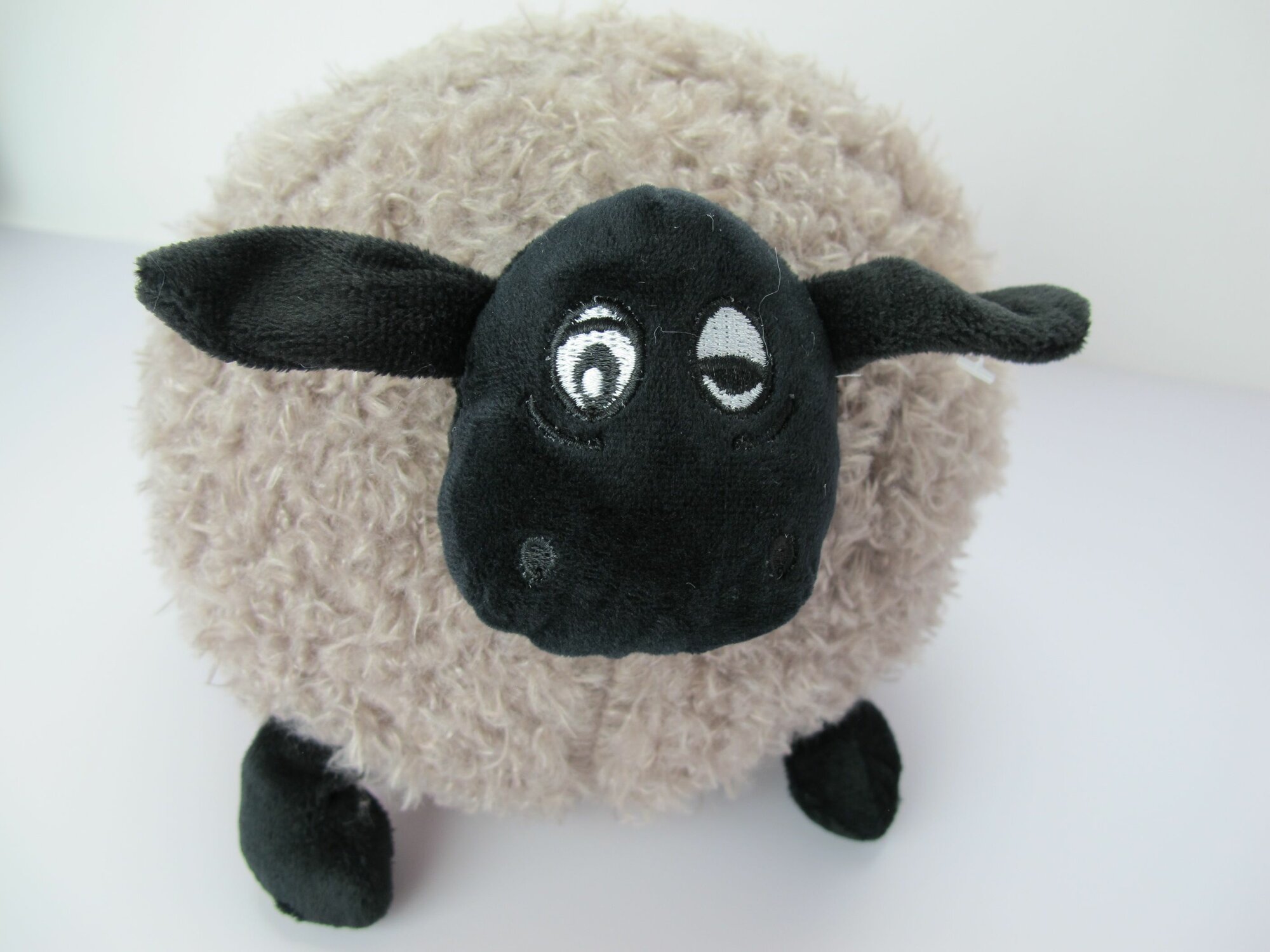 Серая овечка, мягкая игрушка, 25 см