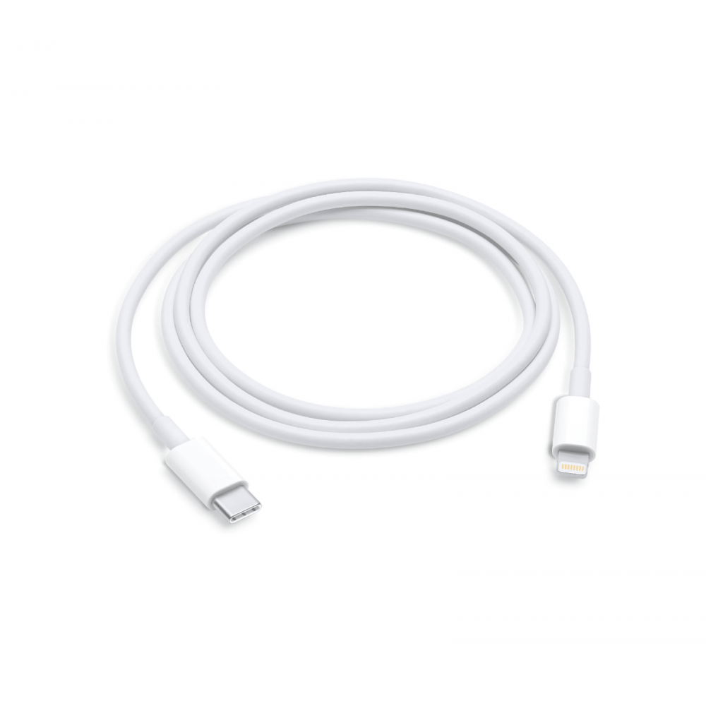 Кабель Apple USB Type-C - Lightning, 1 м, 1 шт, белый