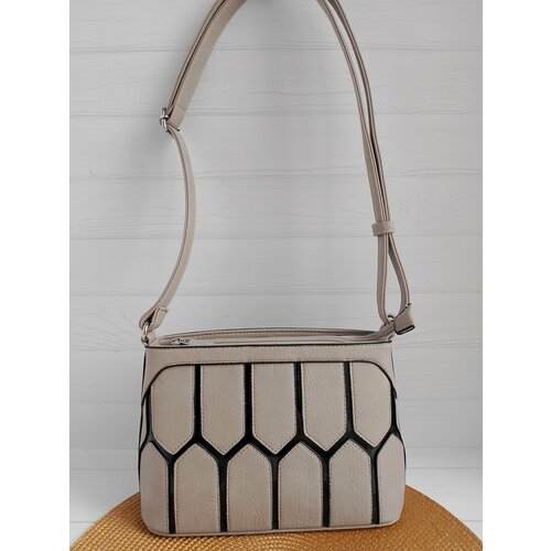 Сумка мессенджер , бежевый