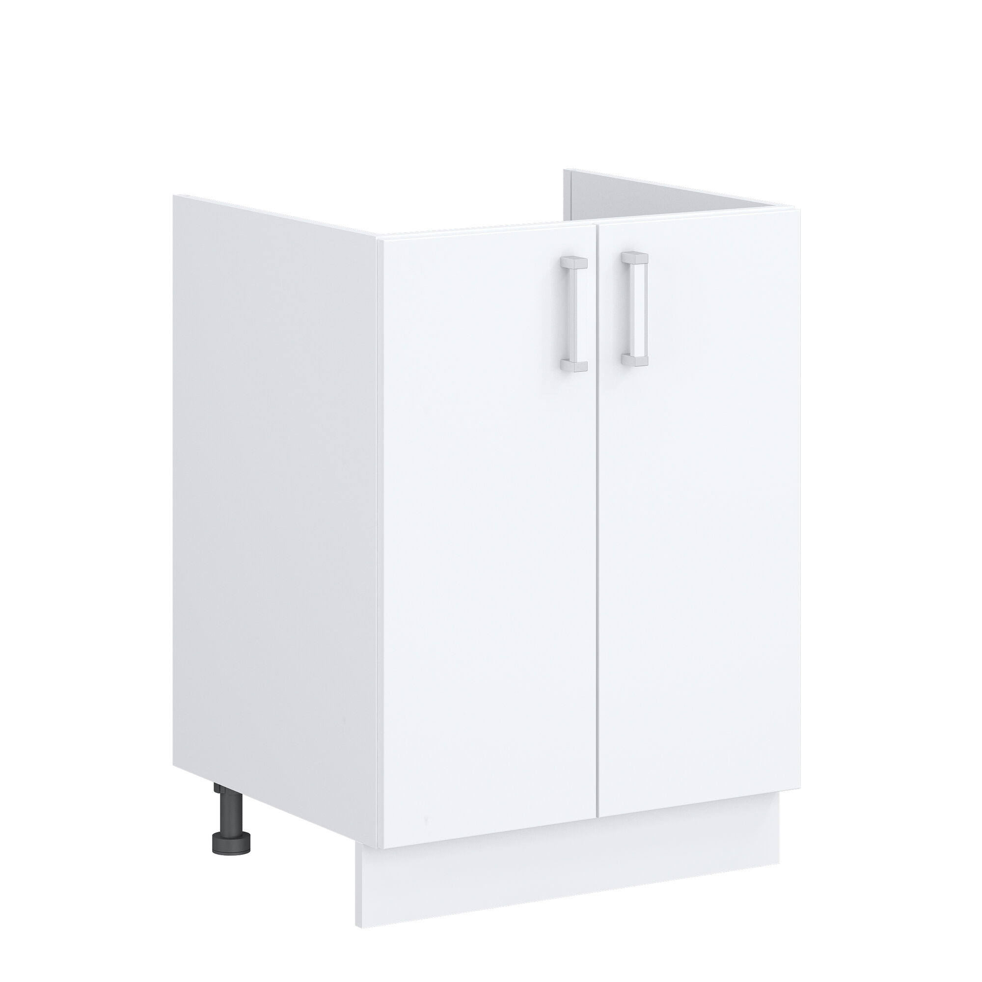Кухонный модуль №9 под мойку без столешницы шкаф нижний напольный ЛДСП 60х52х82см белый