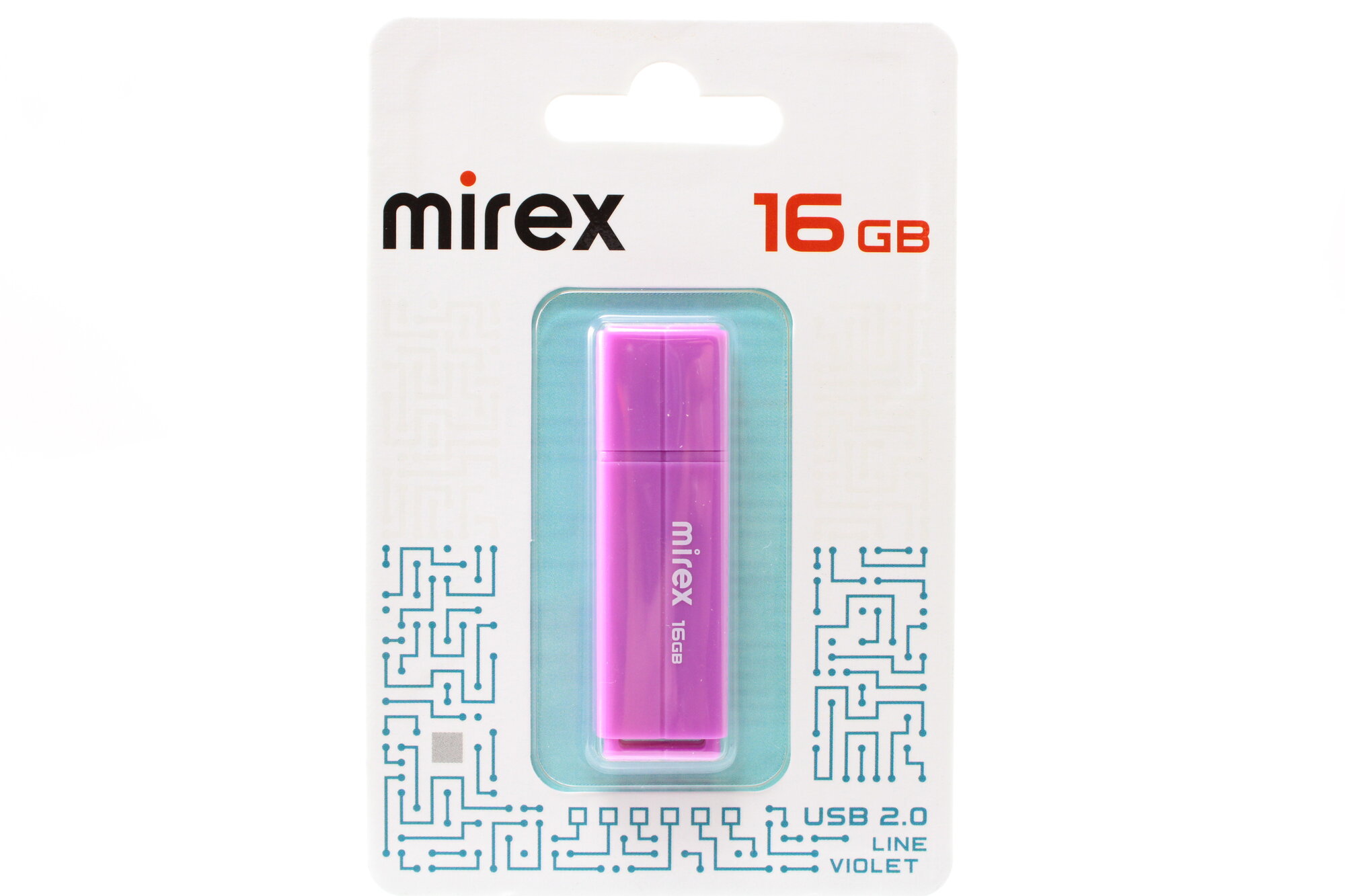 Флешка 16 ГБ USB Mirex Line Violet