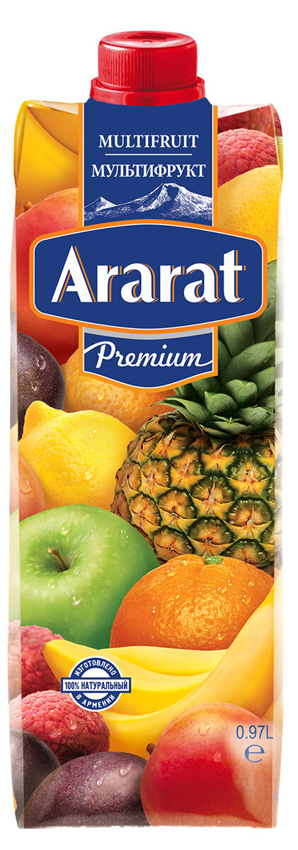 Нектар Ararat Premium Мультифрукт, 0.97 л