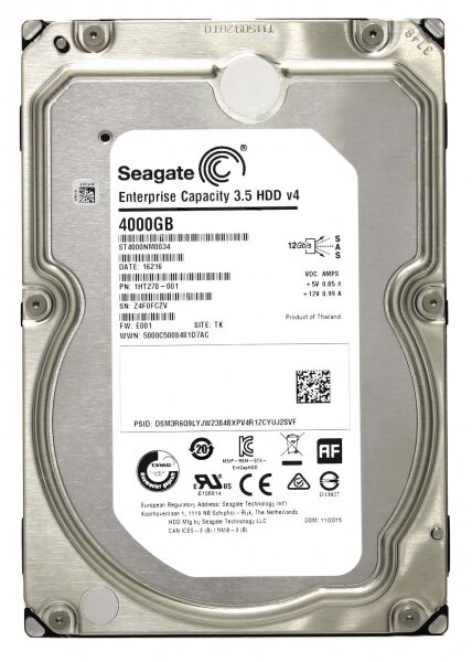 Жесткий диск Seagate 1HT278 4Tb 7200 SAS 3.5" HDD