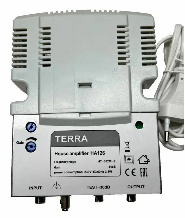 Усилитель телевизионный Terra HA 126 34ДБ
