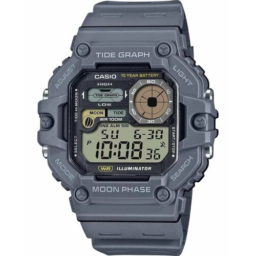 Наручные часы CASIO WS-1700H-8A, серый наручные часы casio ws 1700h 8a серый черный