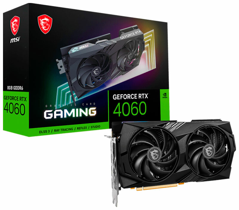 Видеокарта MSI GeForce RTX 4060 GAMING 8G