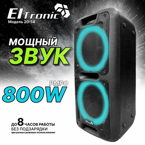 Акустическая колонка ElTronic 20-14 DANCE BOX 300 с динамической подсветкой 2347600₽