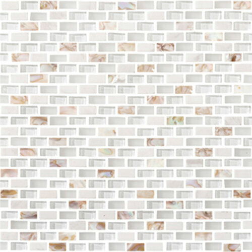 Мозаика L Antic Colonial Noohn Mosaics L244001101 Tribal Pearl White 1x2 28,6x28,3 (цена за 1 шт)
