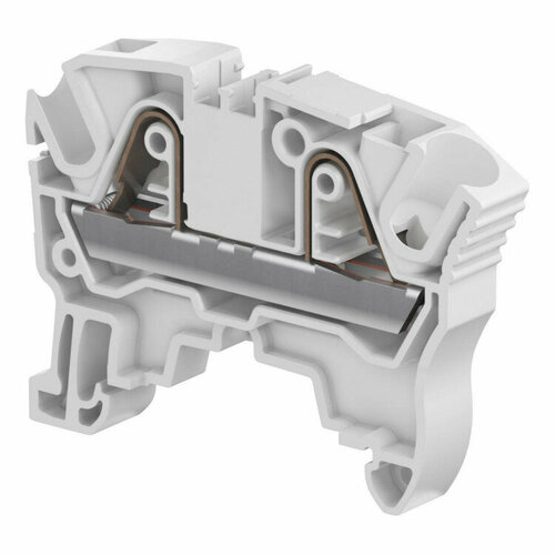 Клемма втычная ZK6-OR оранжевая - 6 мм², 2 зажима
