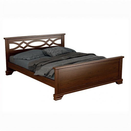 Кровать Лира деревянная 90х200 из массива сосны односпальная Сосновый Дом