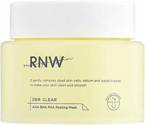 RNW Маска-пилинг для лица Der. Clear Aha Bha Pha Peeling Mask