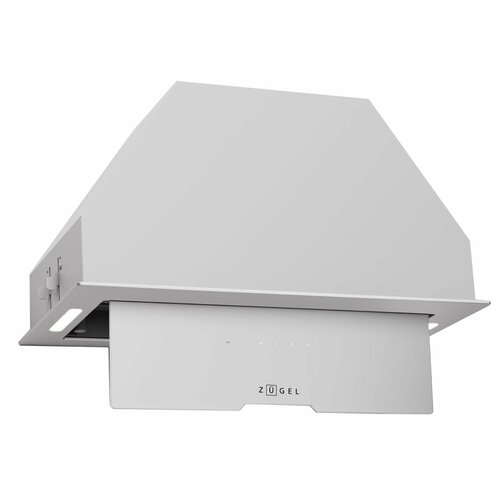 Вытяжка встраиваемая Zugel ZHI524GW 850 м3 в час 3 скорости сенсорное управление таймер выключения белое стекло 2399000₽