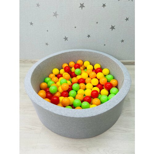 Детский сухой бассейн 85х30 см с комплектом из 150 шаров манеж с шариками 4000₽