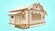 Дом избушка - Сборная модель