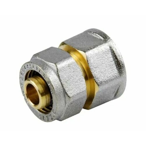 Фитинг обжимной - муфта 16х34 внутренняя резьба Металлопластик 310₽