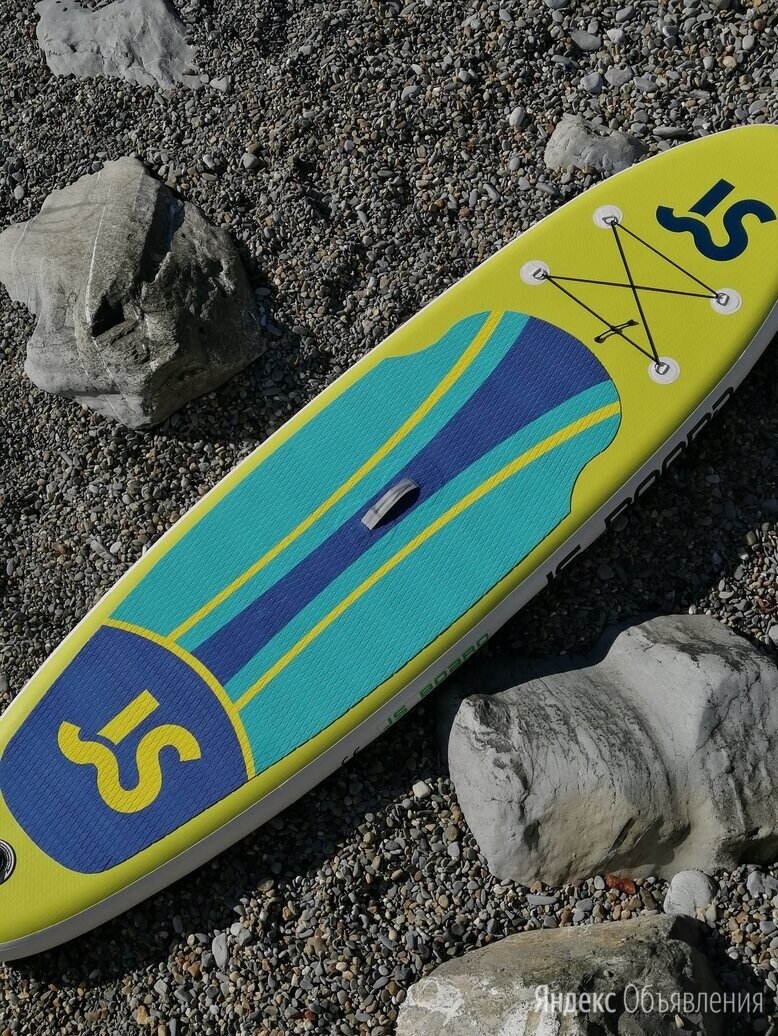 Доска для серфинга TERBO SUP Board 335, жёлтая, 335x81x15 см — фото 1