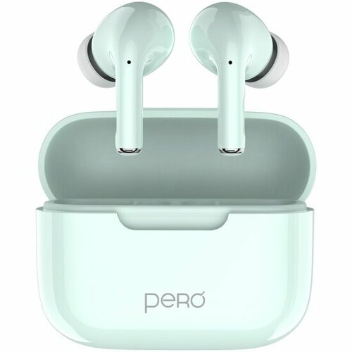 Беспроводные наушники Pero TWS06 COMFORT светло-зеленый 3285₽