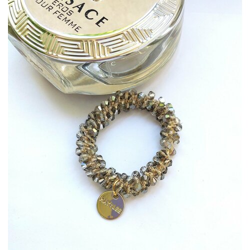 Бежевая Резинка-Браслет для волос