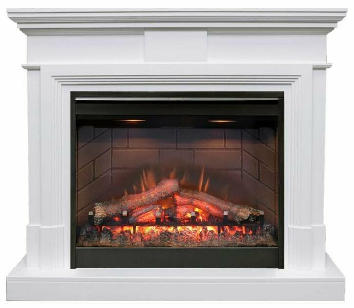 фото Камин DIMPLEX Coventry - Белый с Symphony 26 DF2608-INT