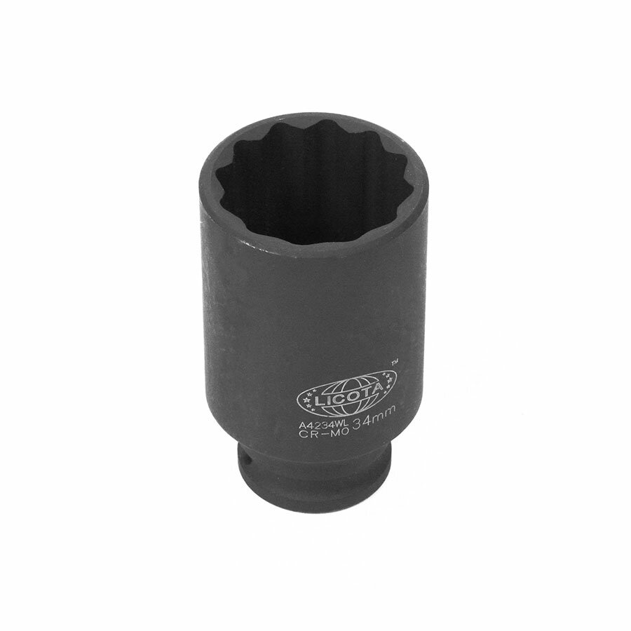 Licota A4234WL Головка торцевая ударная глубокая 1/2" 12 гр. 34 мм - фото №5