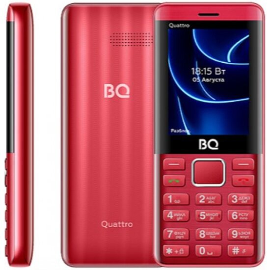 Мобильный телефон BQ 2453 Quattro Красный