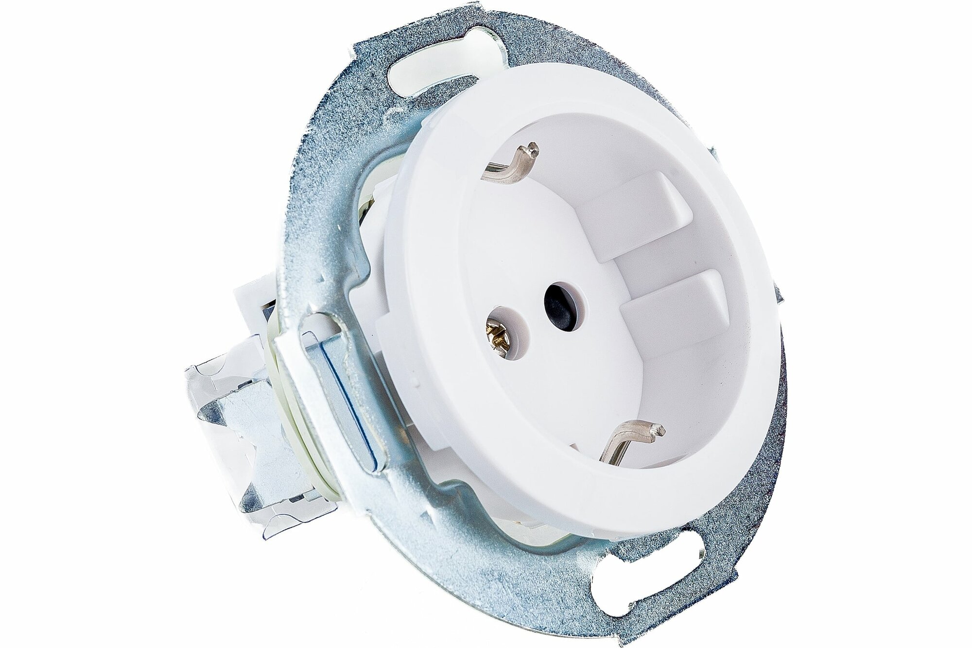 фото LK Studio Розетка с з/к, со шторками (бел.) LK Vintage 883204-1