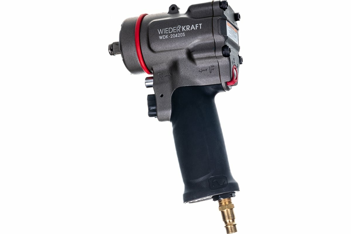 фото WIEDERKRAFT Гайковерт компактный пневматический ударный 1/2", 1200 Нм WDK-20420S