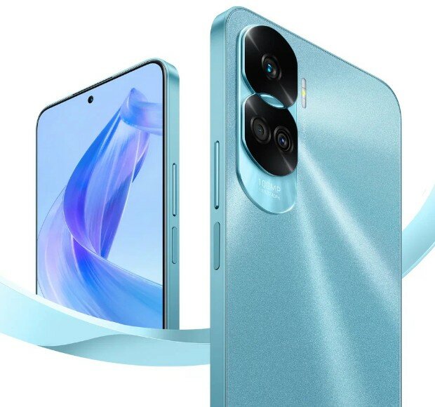 Смартфон HONOR 90 Lite 8/256 ГБ , РФ, Dual nano SIM, голубой — фото 1