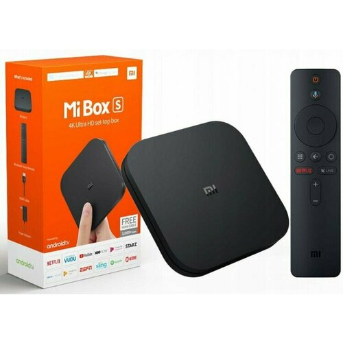 ТВ-приставка Xiaomi Mi Box S 2 Gen Global черный MDZ-28-AA 7990₽