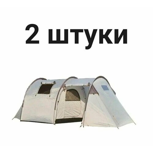 Палатка 4-х местная туристическая кемпинговая Lanyu LY-1909, 470х220х160 см, 2 штуки