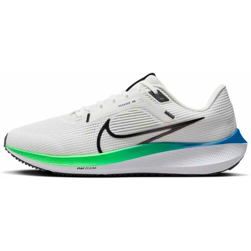 Кроссовки NIKE, размер 8.5 US, зеленый, синий