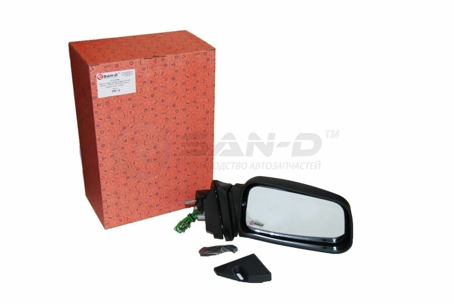 фото Зеркало наружное заднего вида с металлическим кронштейном и обогревом правое Хром ВАЗ 2113 2114 2115 / Лада / Lada / 2114-8201050