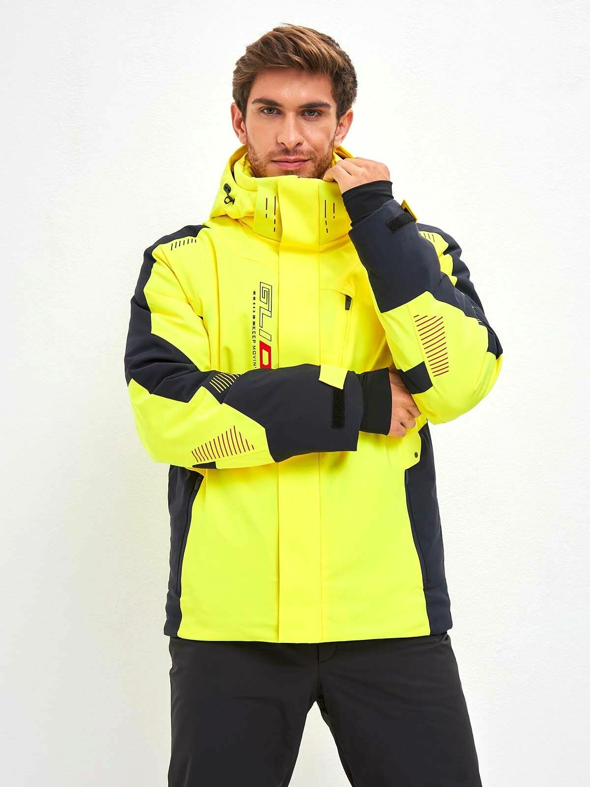 Куртка WHSROMA Спорт размер 52 (XL) желтый