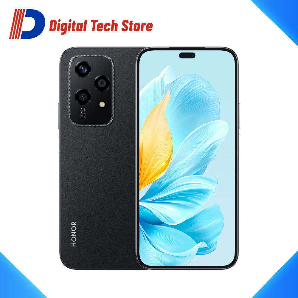 Смартфон HONOR 200 Lite, 12 ГБ /256 ГБ, 6 .7 дюймов AMOLED, Полночная Чернота
