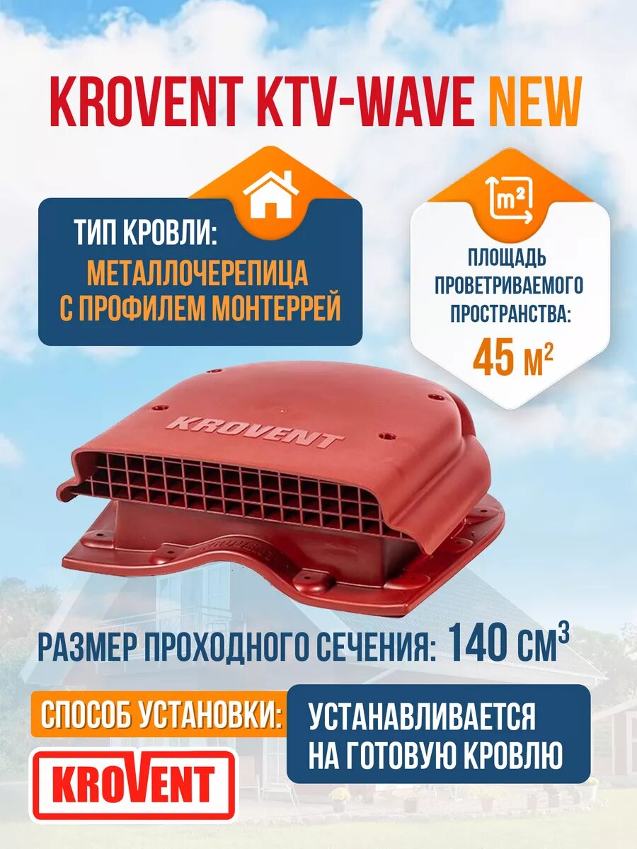 Аэратор кровельный Кровент 