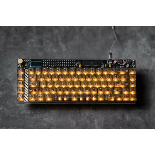 Механическая клавиатура ECHOME 68 клавиш черная Black keyboard kit 10974₽